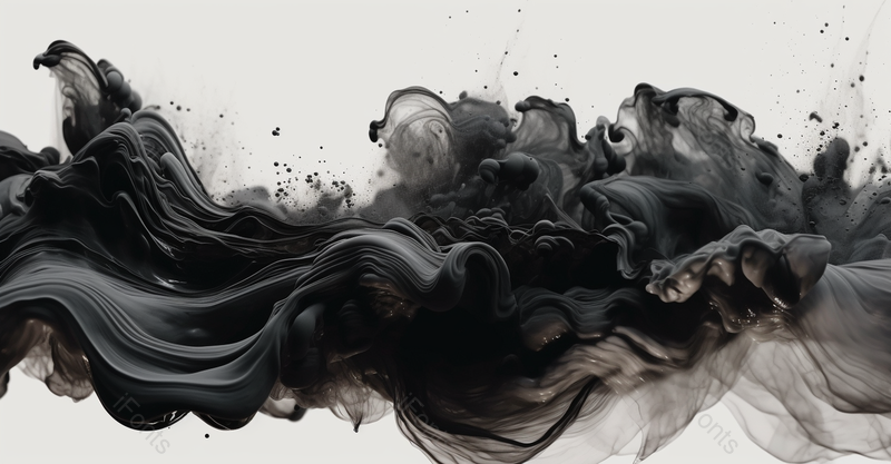 自由流动黑色创意水墨画背景,插画/手绘图,插画/手绘图库,插画/手绘图下载,插画/手绘